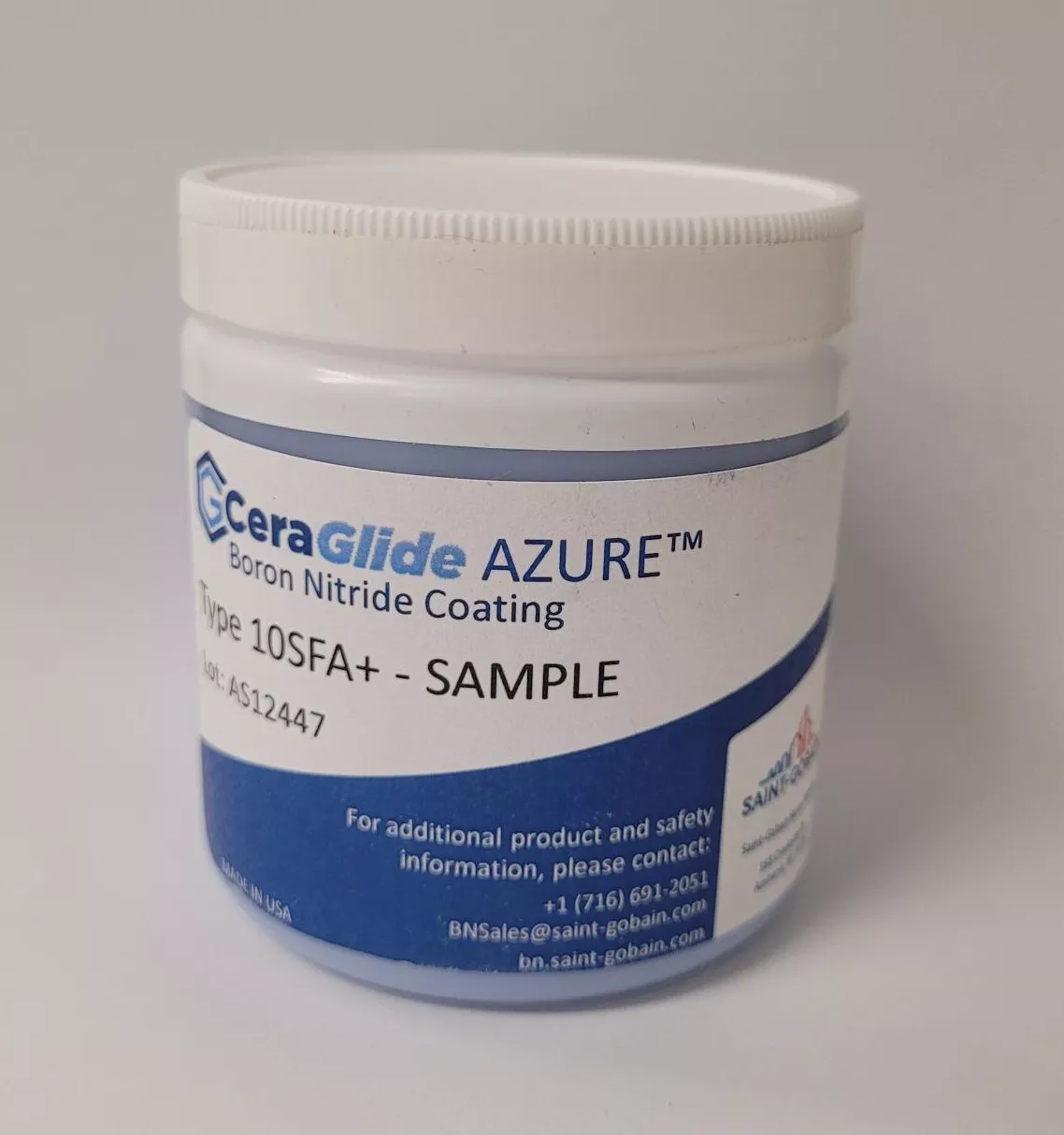 CeraGlide Azure boron nitride coating